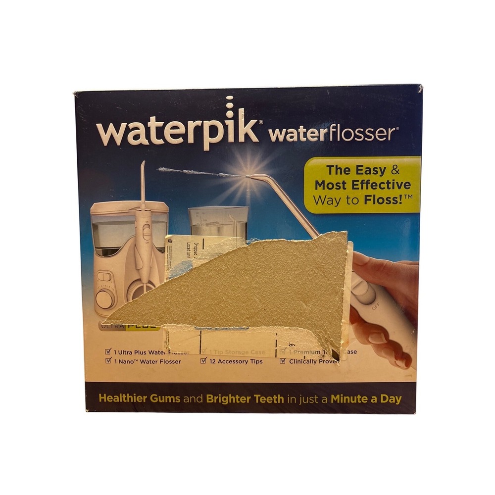 Waterpik Water Flosser Ultra Plus and Nano Combo Pack 12 Tips‎ - New in Box